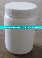 white plastic jar for powder