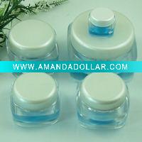 Square acrylic jars