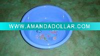 Household plastic wash basin