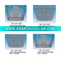 Wholesale plastic basket for bicycles