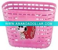 Wholesale plastic basket for kids bike