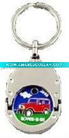 Wholesale Car logo Trolley Coin Keying