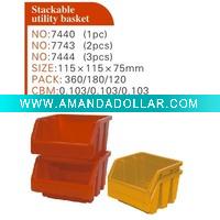 Plasitc stackable tool basket(1pc)