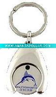 Wholesale fish logo Trolley Coin Keying