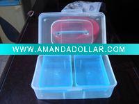 Wholesale PP plastic transparent tool box