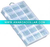 Wholesale Plastic 18 modules fishing tool box (HL-YA766)