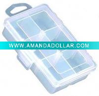 Wholesale Plastic 6 modules fishing tool box (HL-YA761)