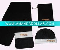 Wholesale Fleece Set -- Scarf hat gloves FY0036