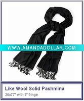 Solid Pashmina Shawl Scarf
