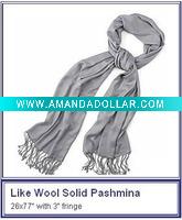 SOLID PASHMINA SHAWL WRAP SCARF