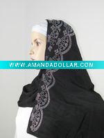 muslim silk hijab