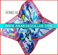 lady's scarf with printed pattern