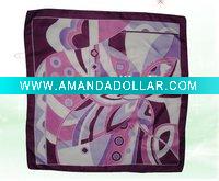 Irregular pattern printed scarf