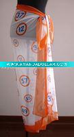 printed chiffon sarong