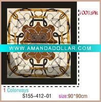 Silk satin scarf