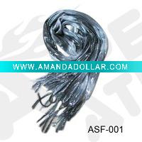 2010 spun gold thin polyester scarf