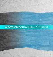 Color Gradual Change polyester Silk Scarf