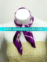 Satin square scarves