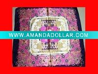 Wholesale square silk satin scarf