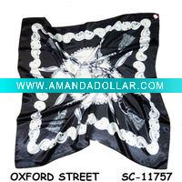 Wholesale fashion satin square scarf,silk scarf SC-11757