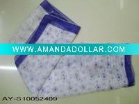 Printed square silk scarf