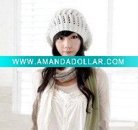 Wholesale Big buds of manual twist globular/club manual/knitting cap/wool hat