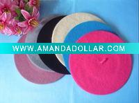 Wholesale 100% wool lady's fashion beret