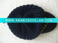 lady's black hat(10 colors)