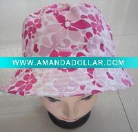 Wholesale girl's cotton bucket hat