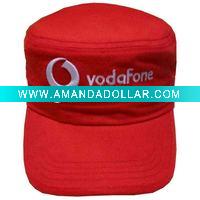 Advertising embroiedery army hat for promotional gifts