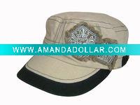 Wholesale good quality fashion cotton military cap