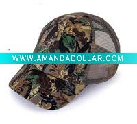 Wholesale camouflage cap with mesh back