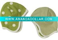 Wholesale 100% organic cotton baby's headwear
