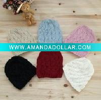 Wholesale knitted girls hat