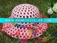 children straw hats