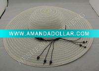 Wholesale fasion lady's cheap hats/high quality straw hat/brand fitted cap