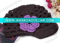 Baby Crochet Flower hat cap