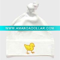 100% organic cotton baby hat