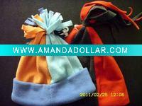 Wholesale fashion windproof warm kid's fleece hat and cap
