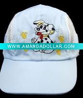 embroidery 100% cotton children cap, baby cap, kid's cap with lovely design
