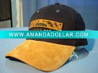 Wholesale 6 Panel structured heavy cotton brushed twill cap