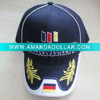 Wholesale brushed cotton embroidery promotion cap