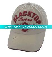 Wholesale washed cotton embroidery baseball cap