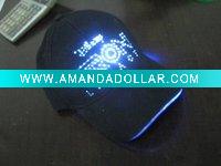 Wholesale sandwich ligthing flashing fiber optic cap