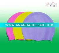 Fashion silicone cap for swimming or bath