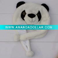 winter plush animal hat