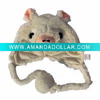 Wholesale stuffed animal hats and caps/plush hats/stuffed caps