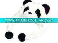 plush panda hats winter hat animal shape hats