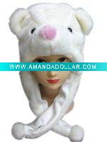 Wholesale winter animal hat,plush hat