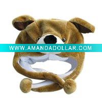 Wholesale plush party hats winter hats animal shape hats